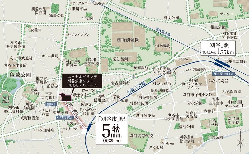 現地案内図