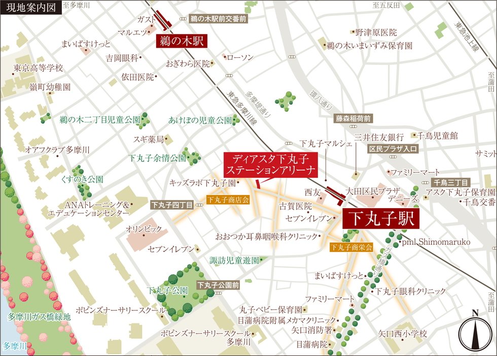 現地案内図