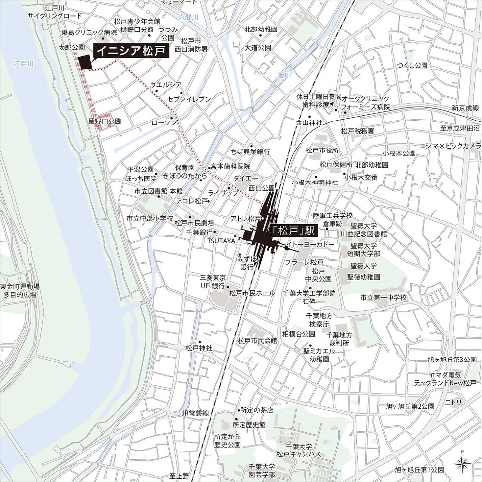 現地案内図