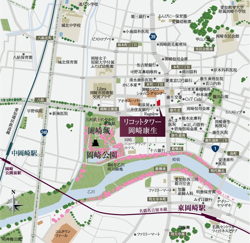 現地案内図
