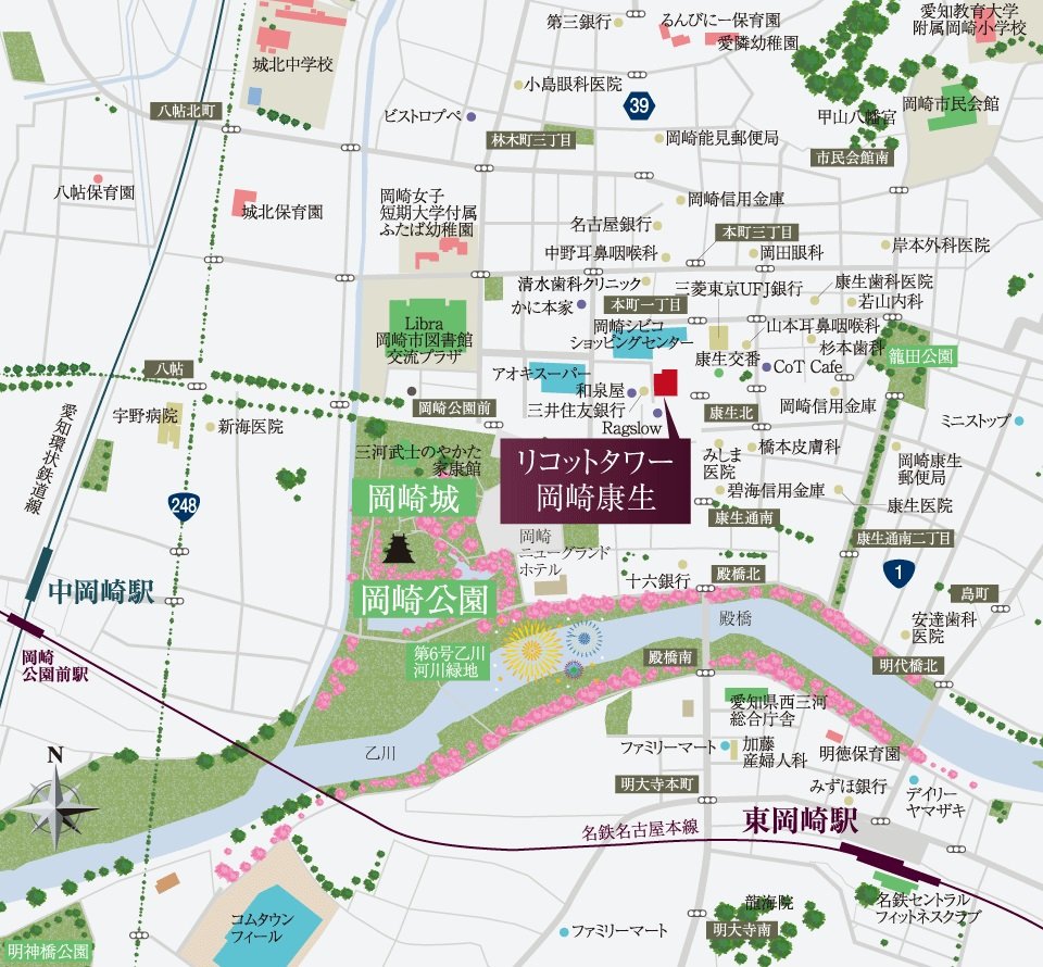 現地案内図