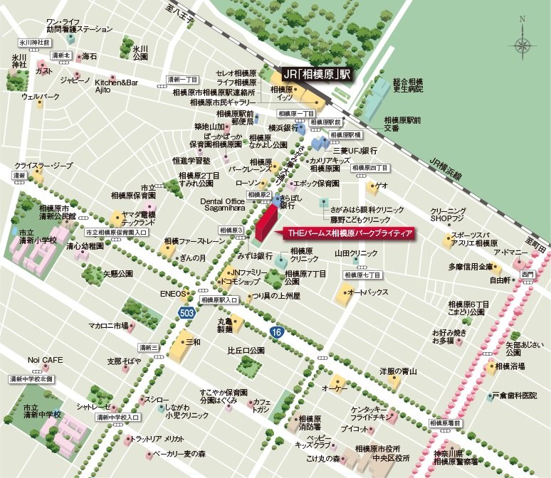 現地案内図