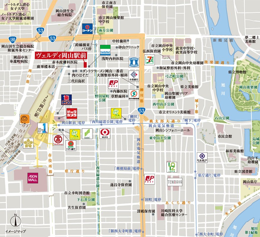 現地案内図