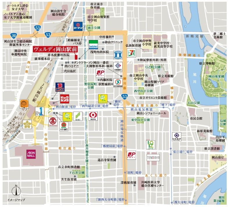 現地案内図