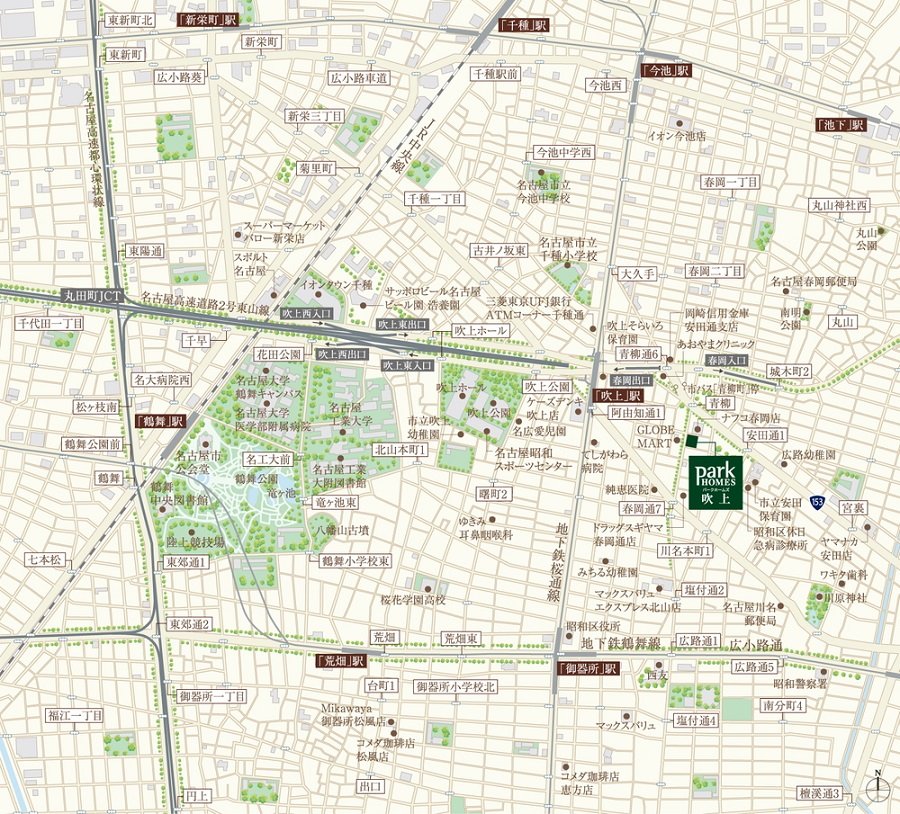 現地案内図