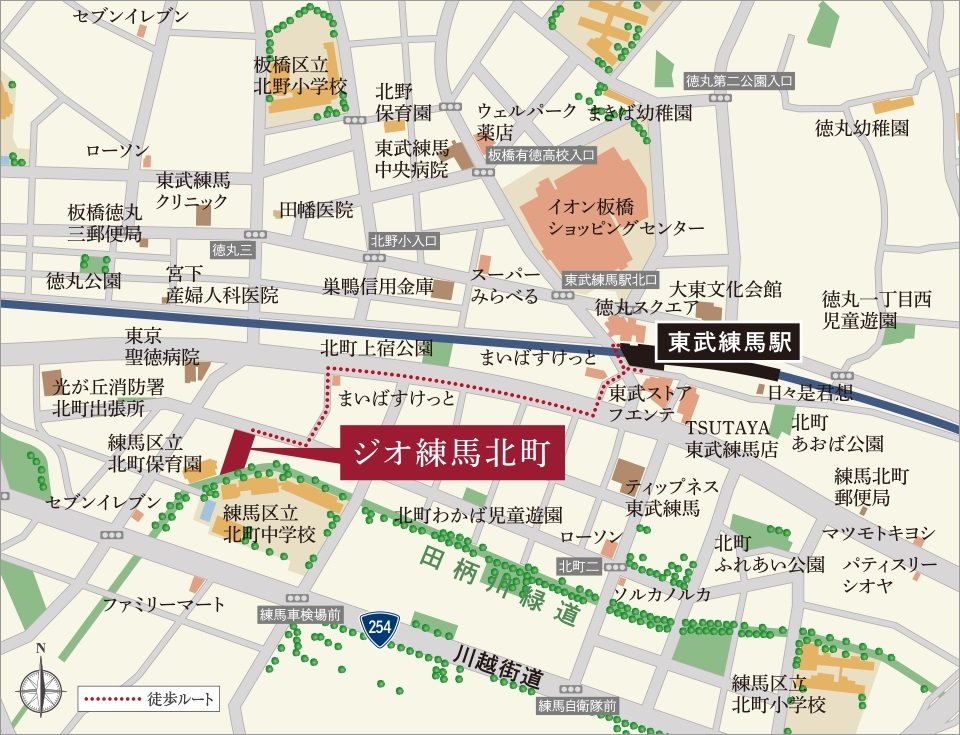 現地案内図