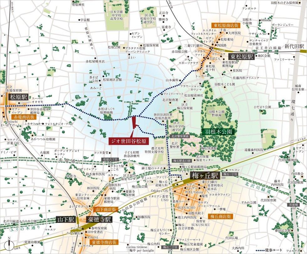 現地案内図