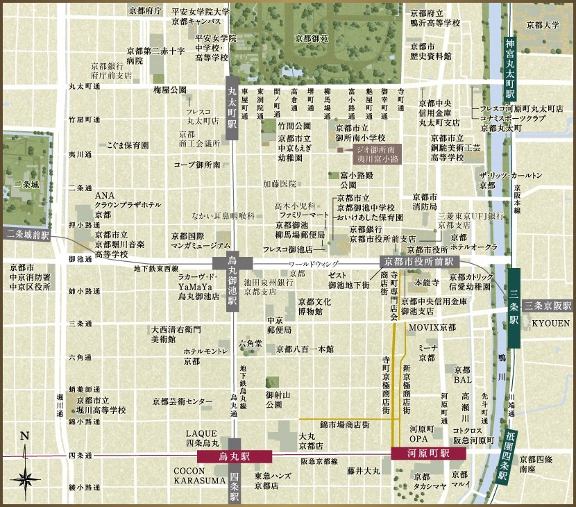 現地案内図