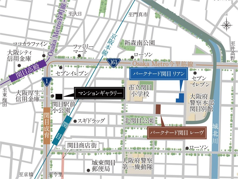 現地案内図