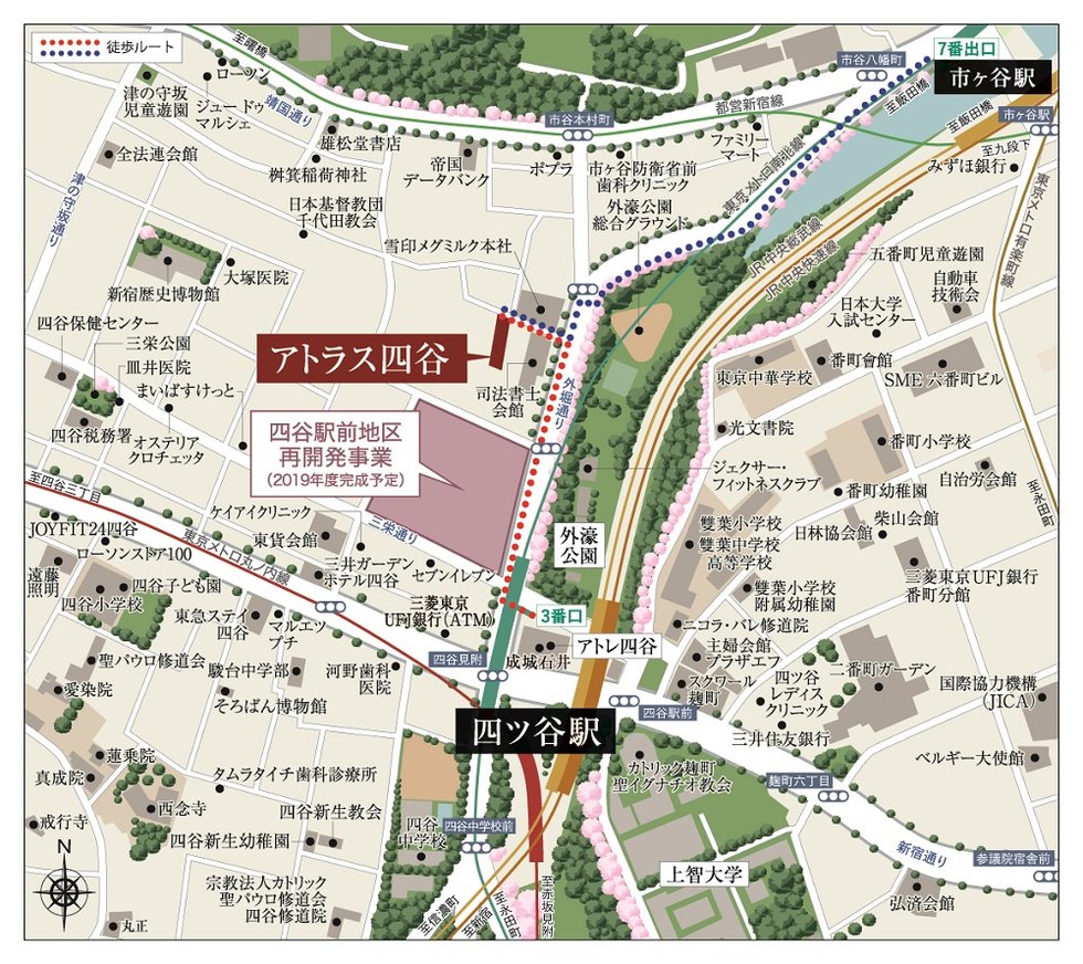 現地案内図