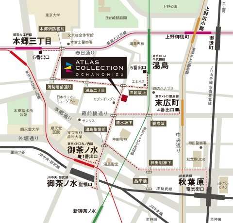 マンションギャラリー案内図