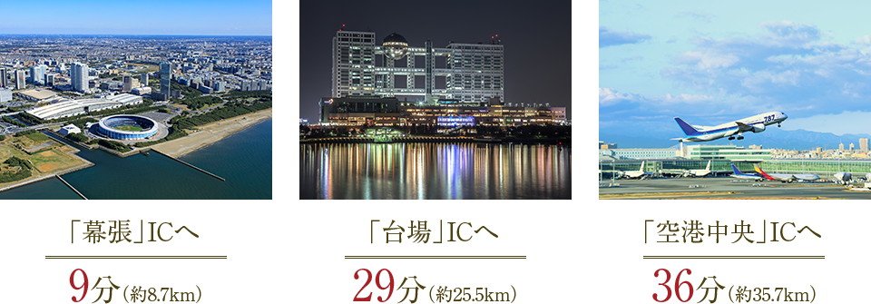 ■京葉道路「原木」ICより