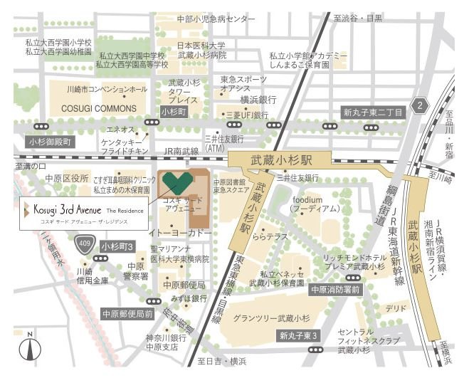 現地案内図