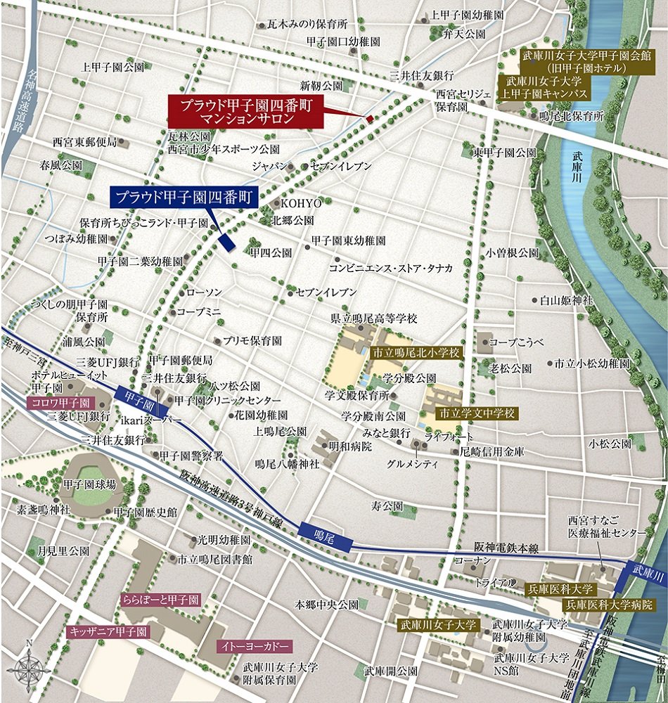 現地案内図