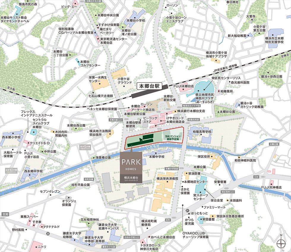 現地案内図