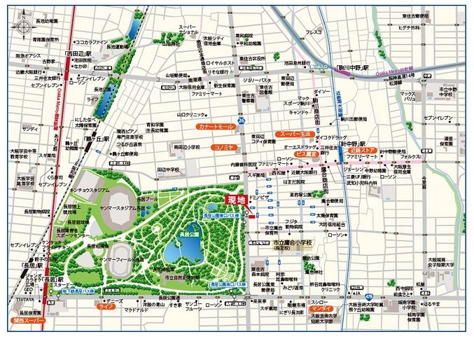 現地案内図