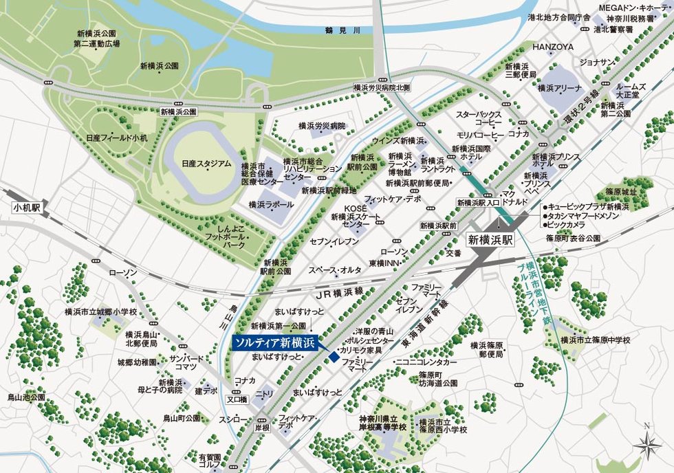 現地案内図