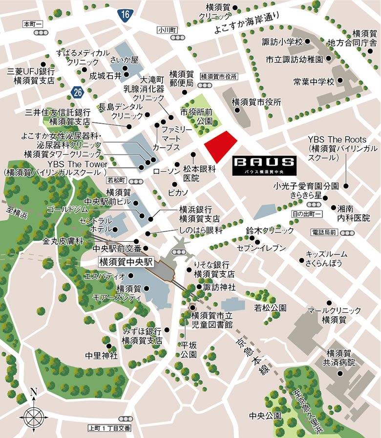 現地案内図