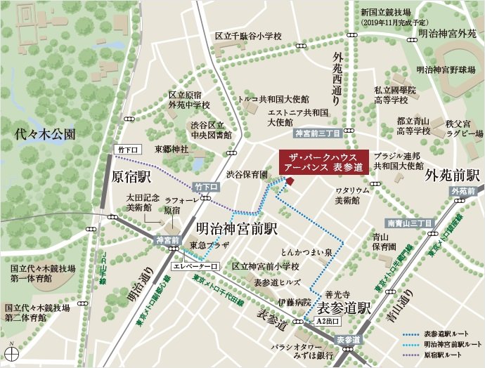 現地案内図