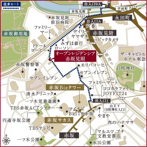 現地案内図(拡大)