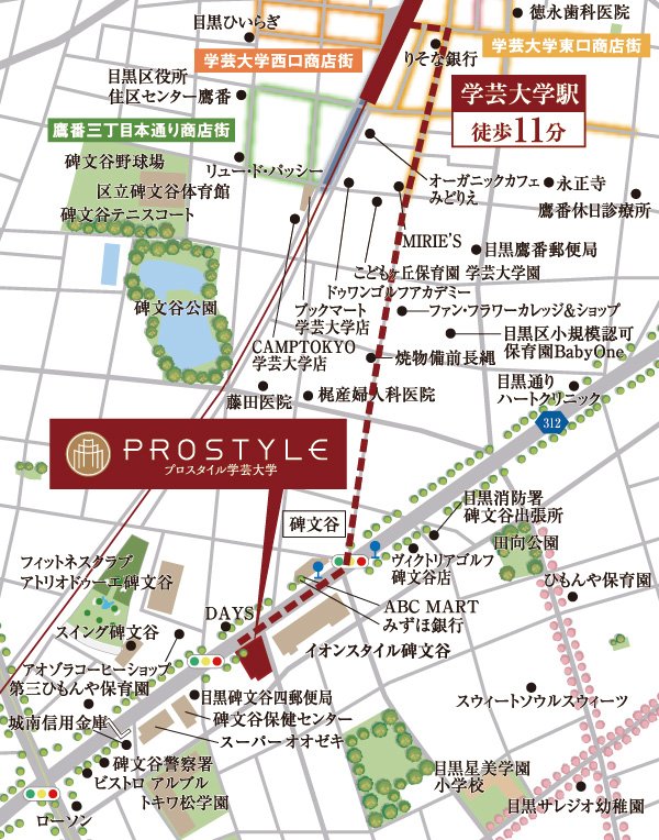 現地拡大図