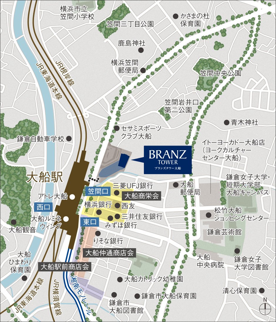 現地案内図