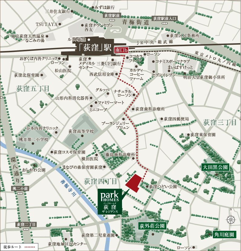 現地案内図
