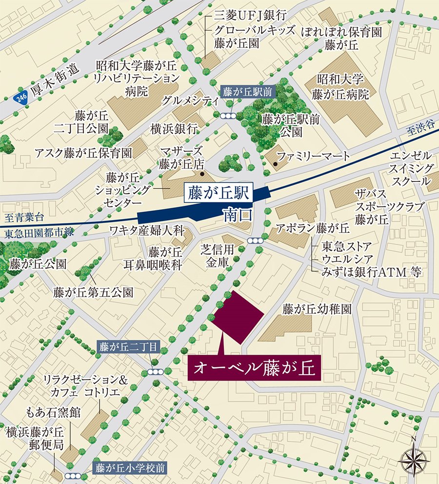 現地案内図