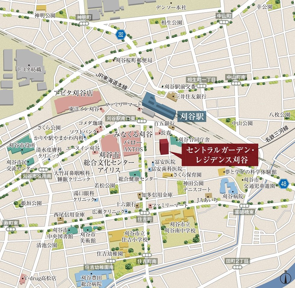 現地案内図