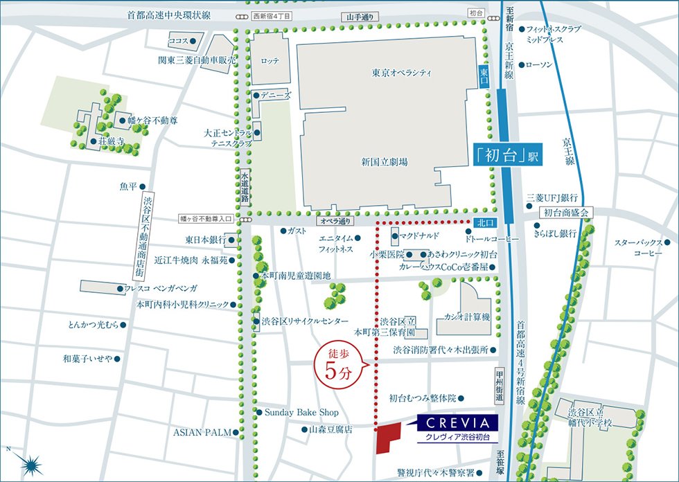 現地案内図