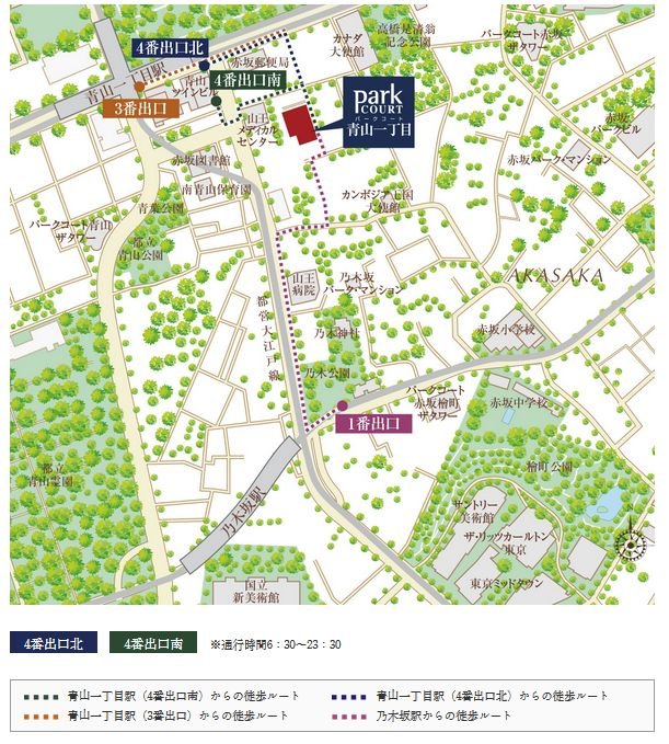 現地案内図