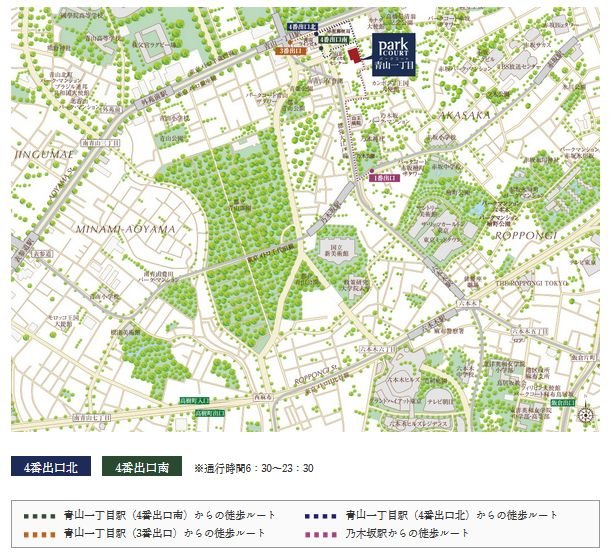 現地案内図<広域>