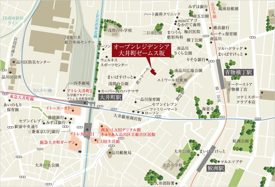 現地案内図