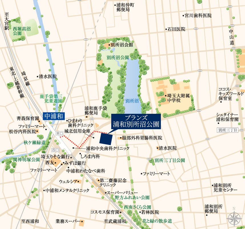 現地案内図