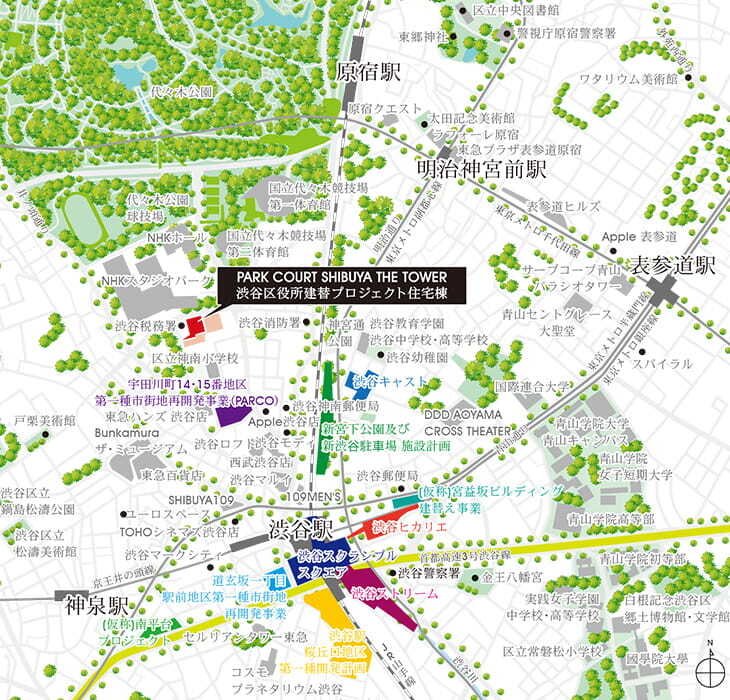 現地案内図