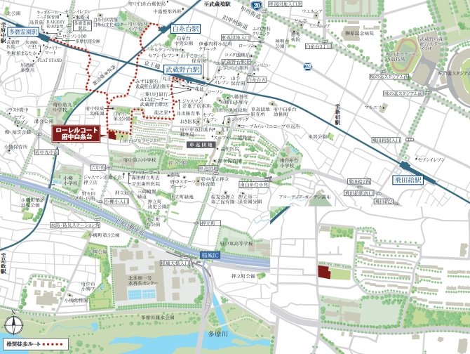 現地案内図