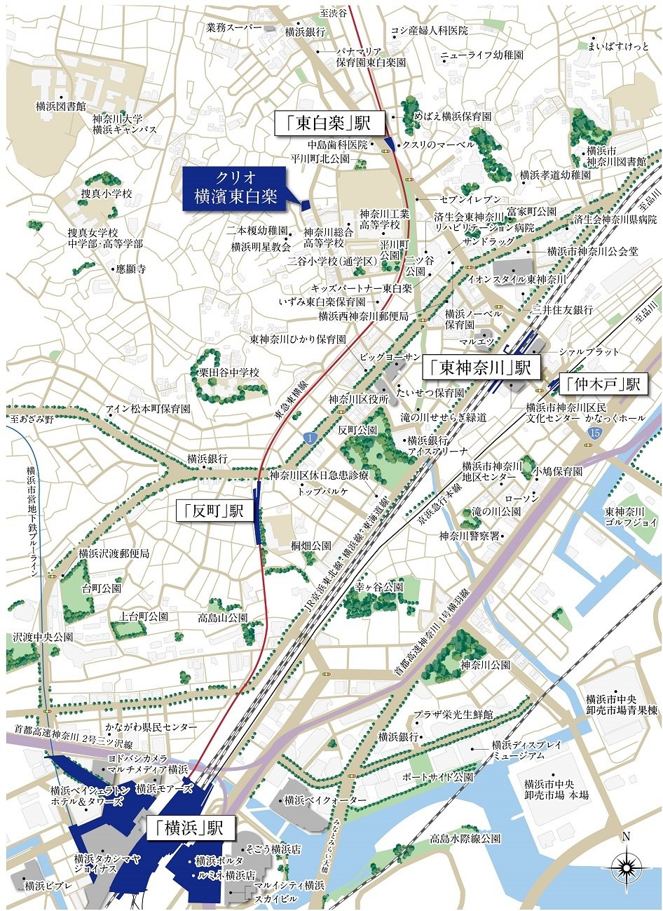 現地案内図