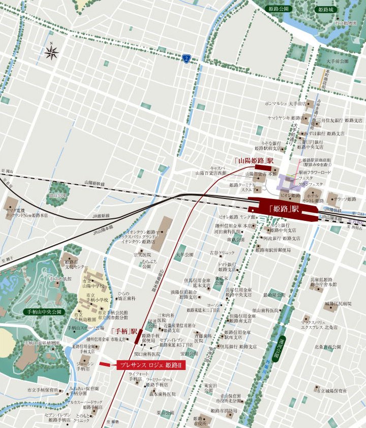 現地案内図