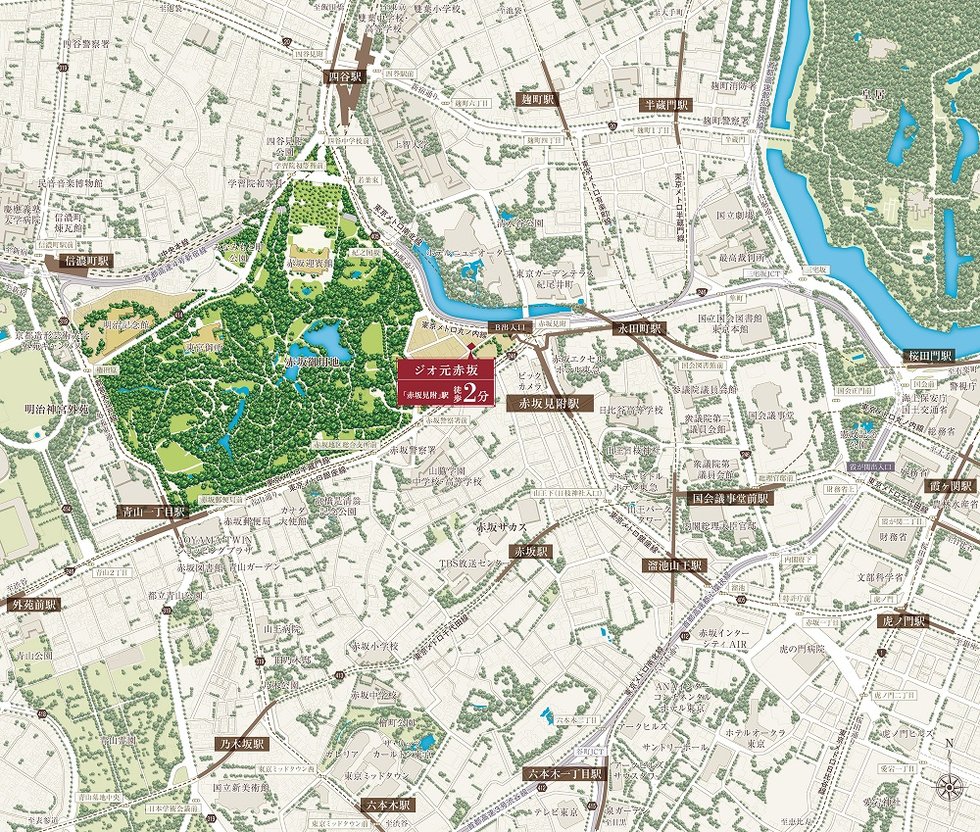 現地案内図