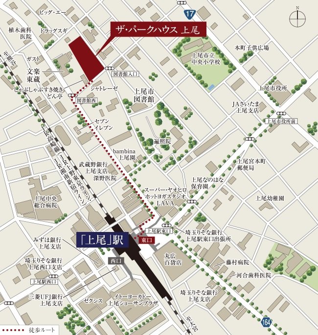 現地案内図