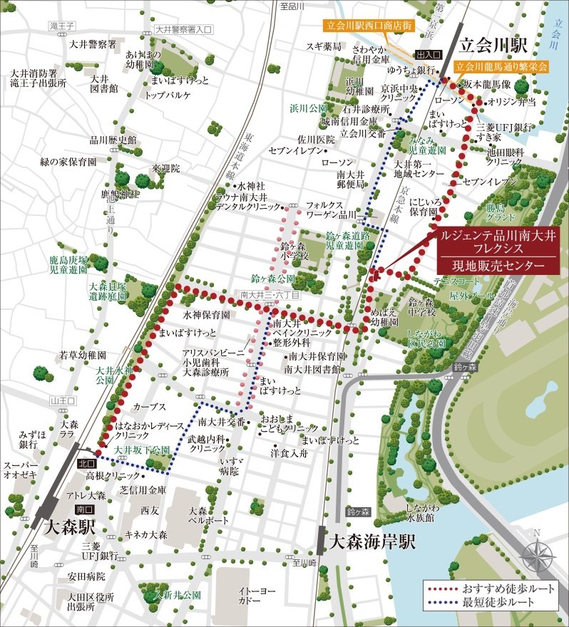 現地案内図