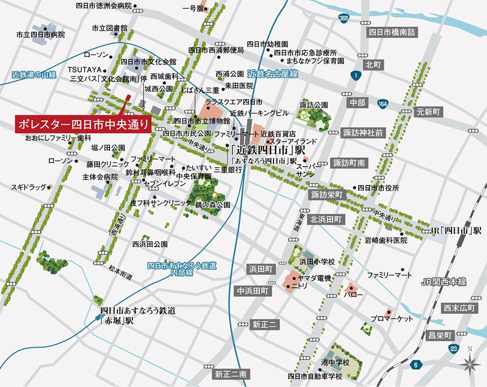 現地案内図
