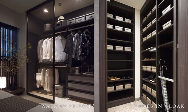 WALK IN CLOSET / SHOES IN CLOAK