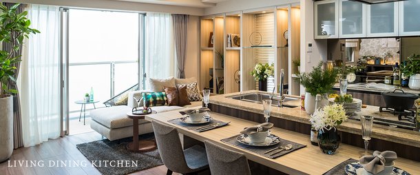 LIVING DINING KITCHEN