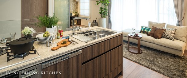 LIVING DINING KITCHEN