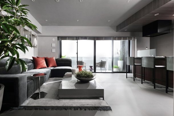 LIVING DINING KITCHEN