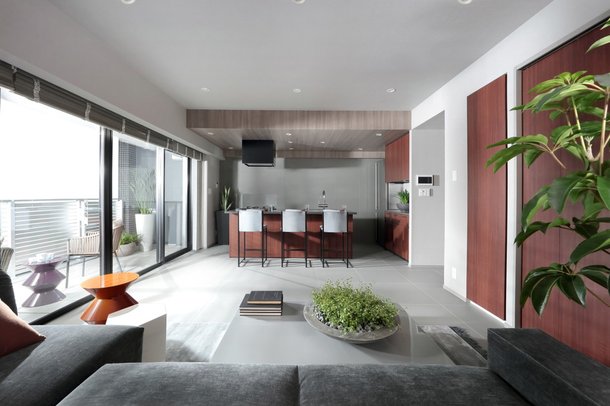 LIVING DINING KITCHEN