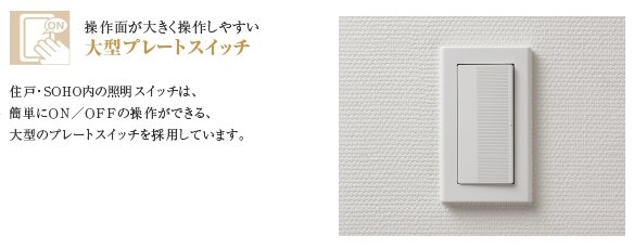 大型プレートスイッチ