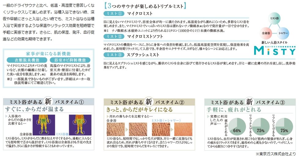 ミストサウナ