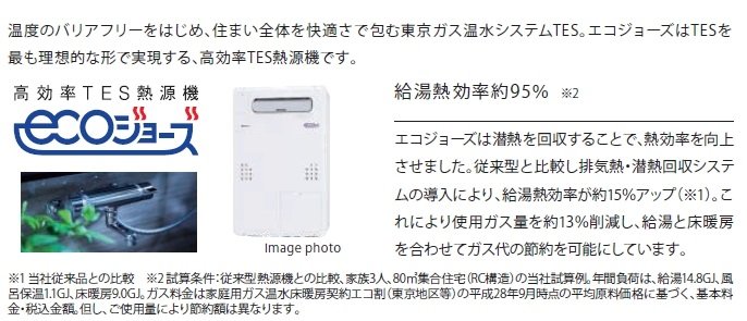 高効率TES熱源機 エコジョーズ